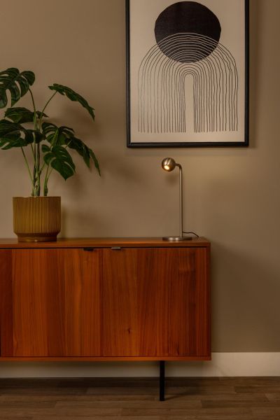 Lucide MONTANA - Table lamp - LED Dim. - 1x5W 2700K - Grey iron - Premium